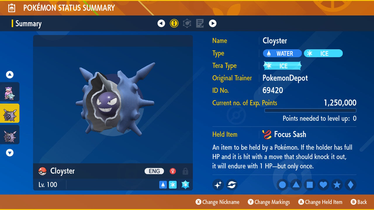 #91 Cloyster