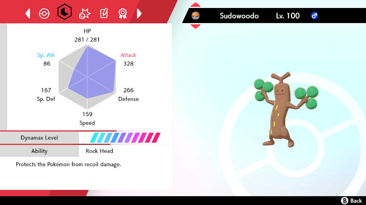 #185 Sudowoodo