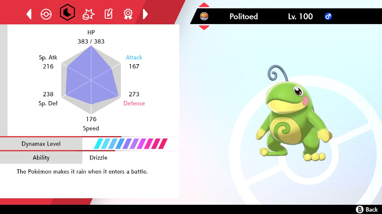 #186 Politoed