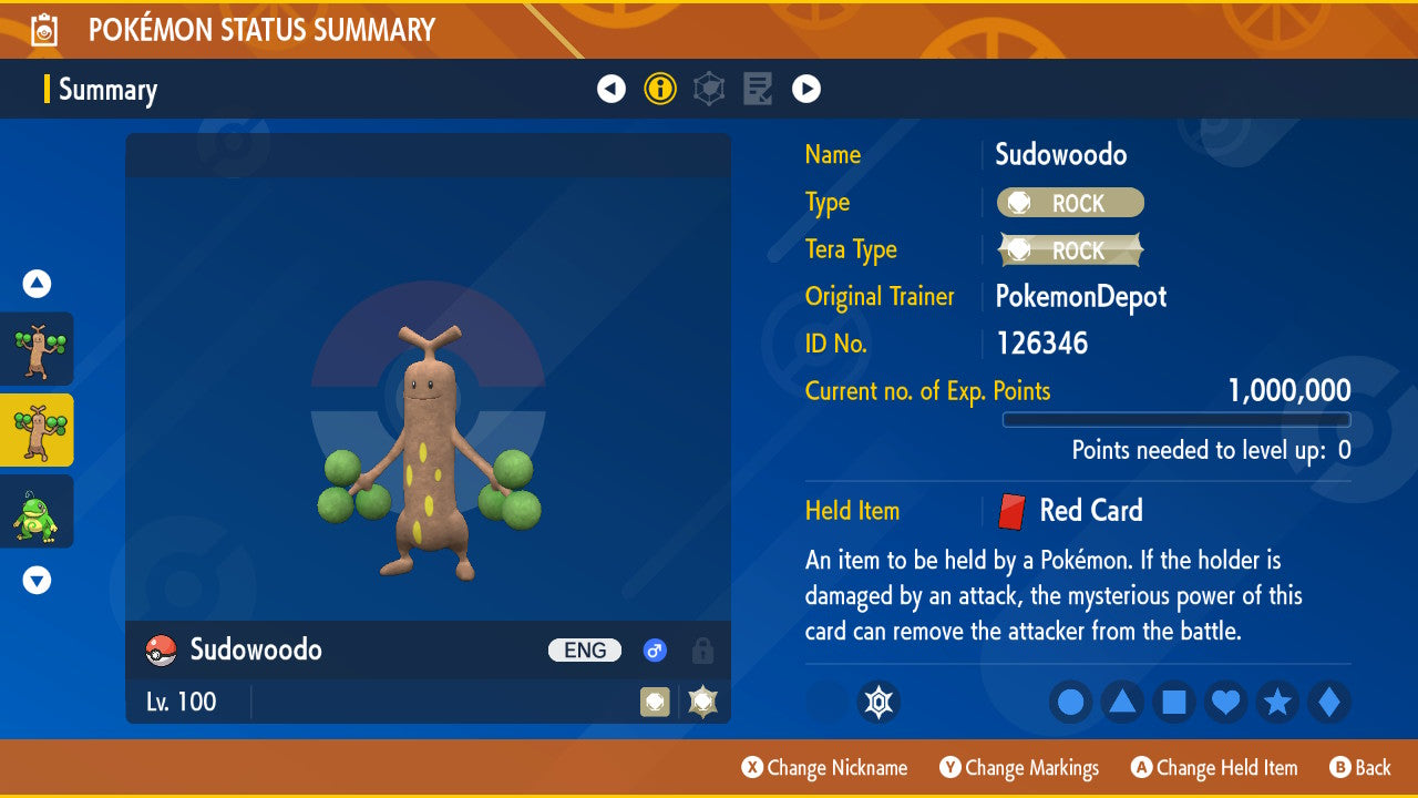 #185 Sudowoodo
