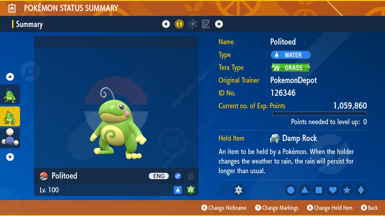 #186 Politoed