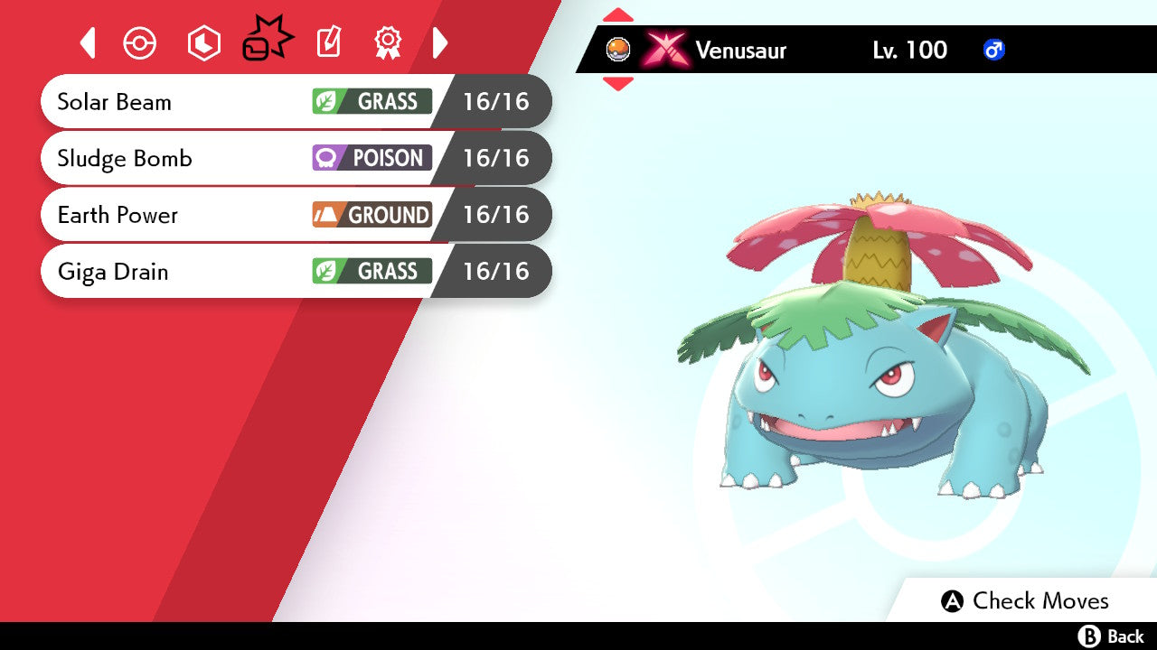 #3 Venusaur (G-max in SWSH)