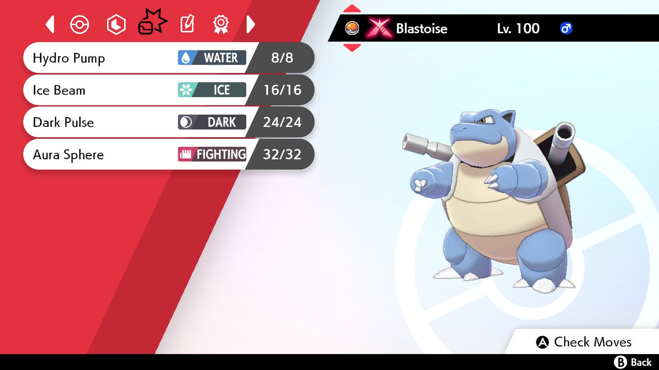 #9 Blastoise (G-max in SWSH)
