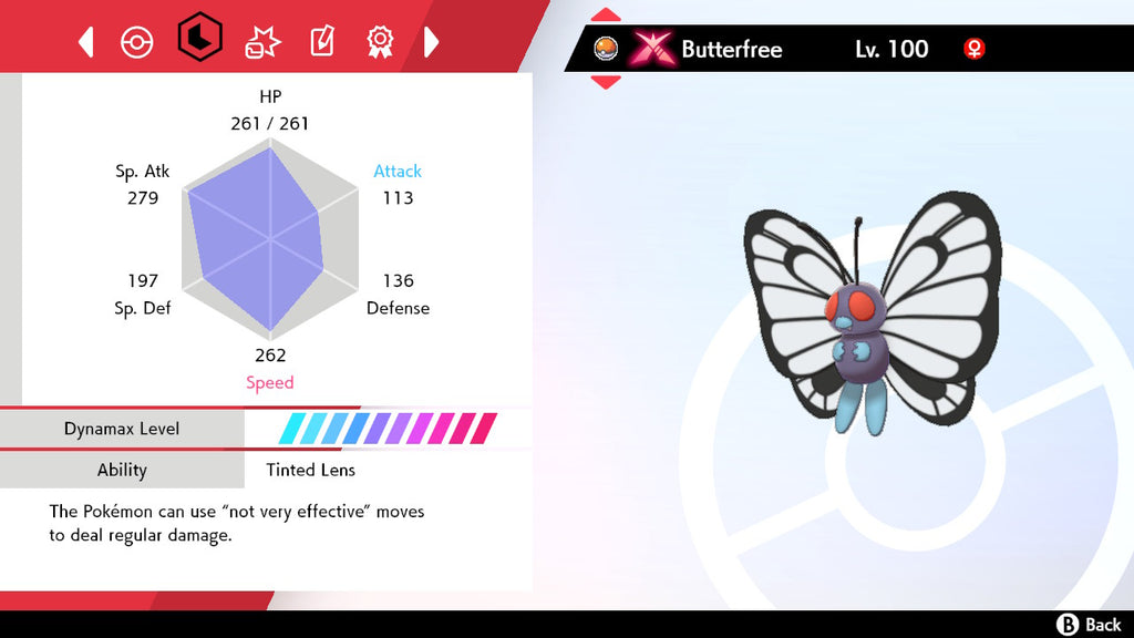#12 Butterfree (G-max in SWSH)