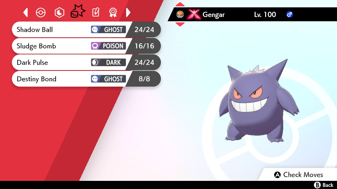 #94 Gengar (G-max in SWSH)