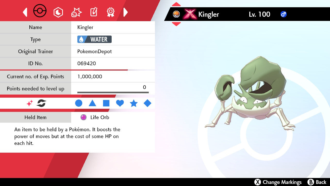 #99 Kingler (G-max in SWSH)
