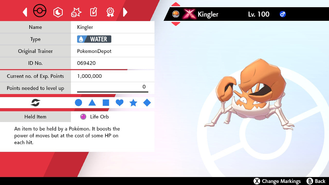 #99 Kingler (G-max in SWSH)