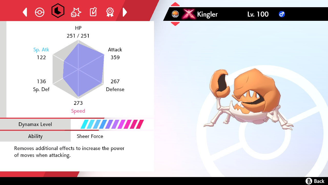 #99 Kingler (G-max in SWSH)