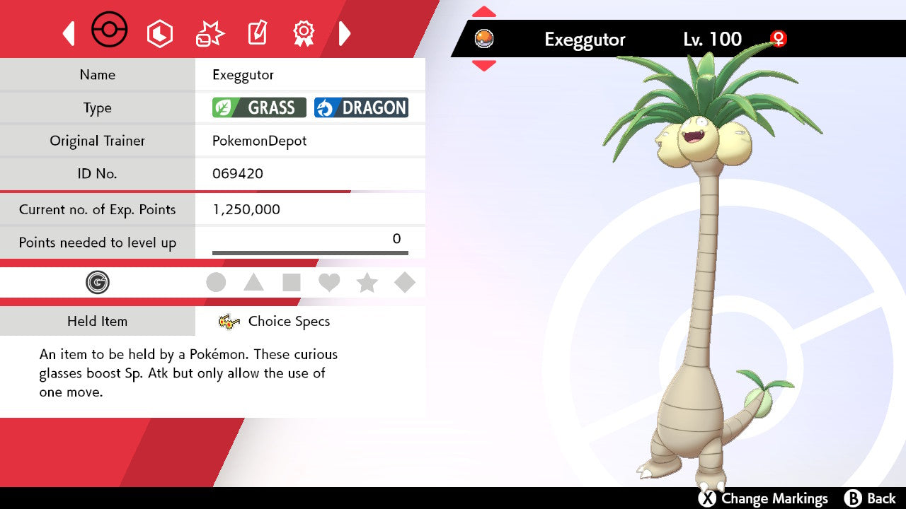 #103 Exeggutor (Kanto or Alolan)