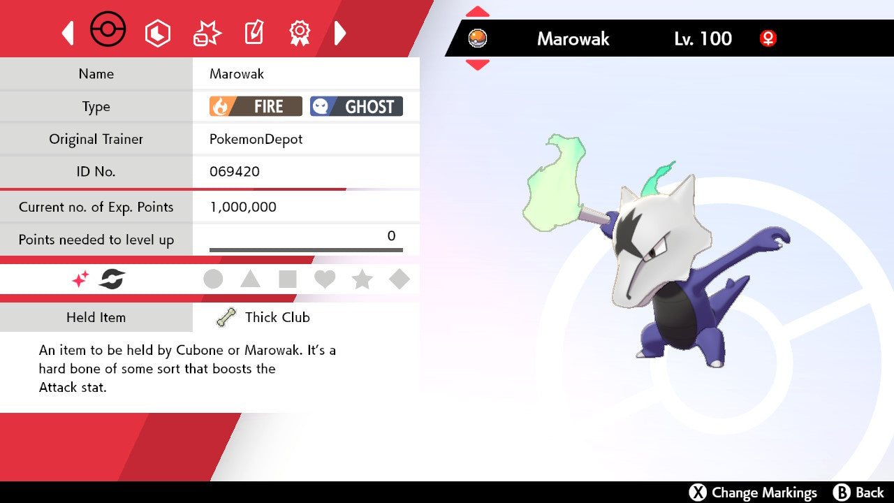 #105 Marowak (Kanto or Alolan)