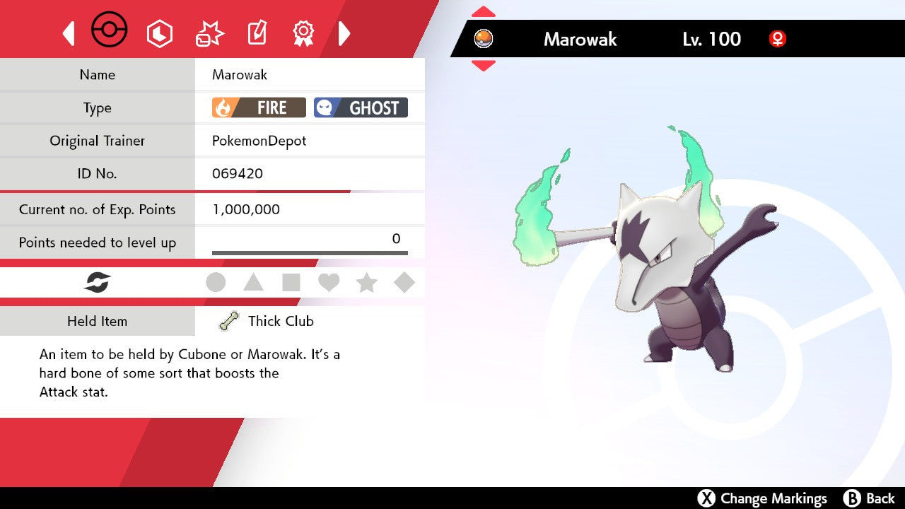 #105 Marowak (Kanto or Alolan)