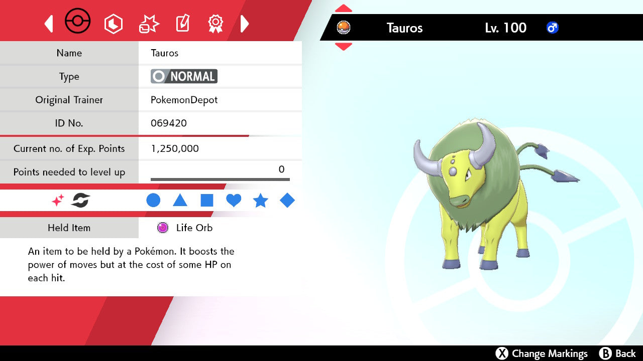 #128 Tauros (Kanto or Paldea)