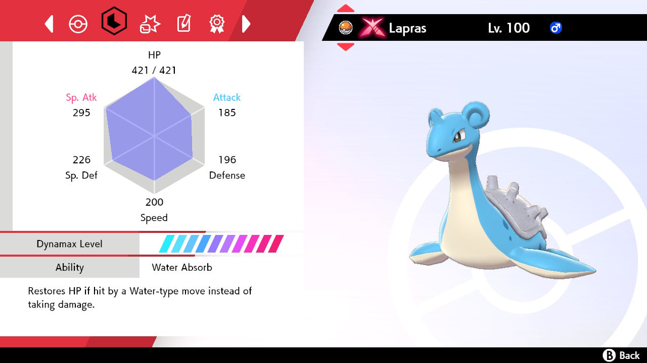 #131 Lapras (G-max in SWSH)