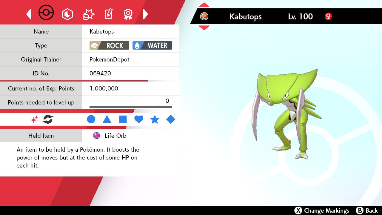 #141 Kabutops