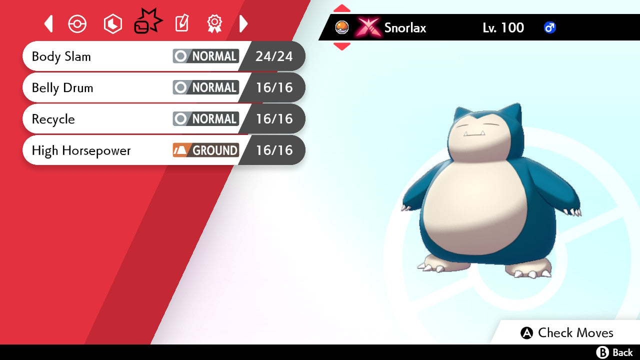 #143 Snorlax (G-max in SWSH)