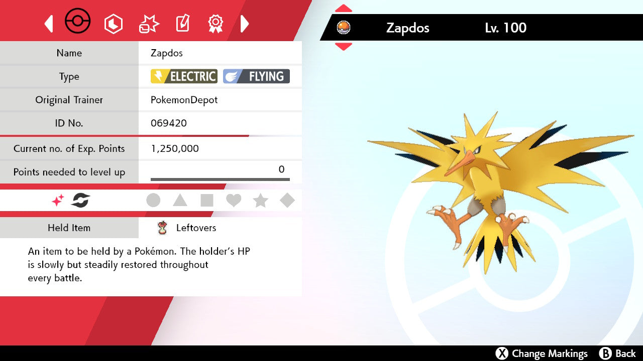 #145 Zapdos (Kanto or Galarian)