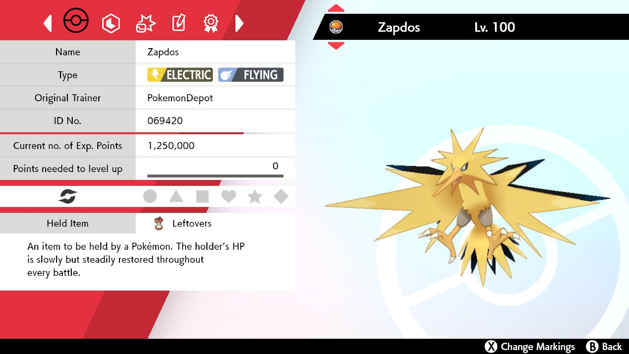 #145 Zapdos (Kanto or Galarian)