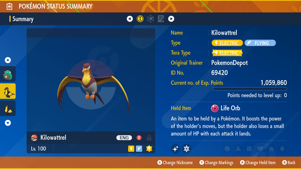#941 Kilowattrel