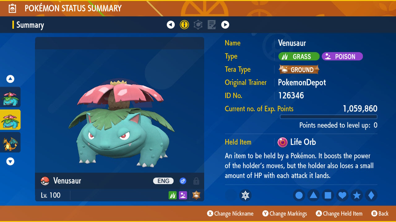 #3 Venusaur (G-max in SWSH)
