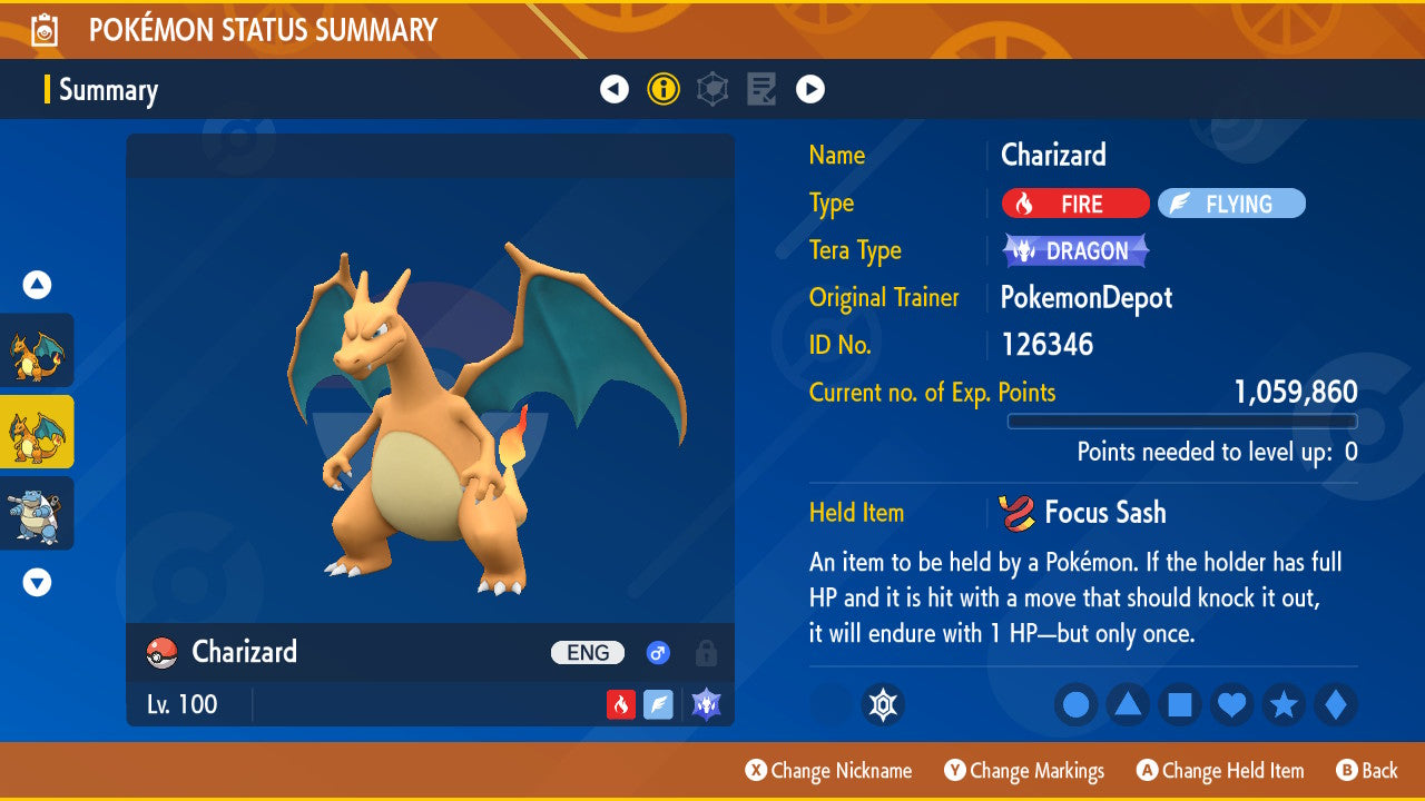 #6 Charizard (G-max in SWSH)