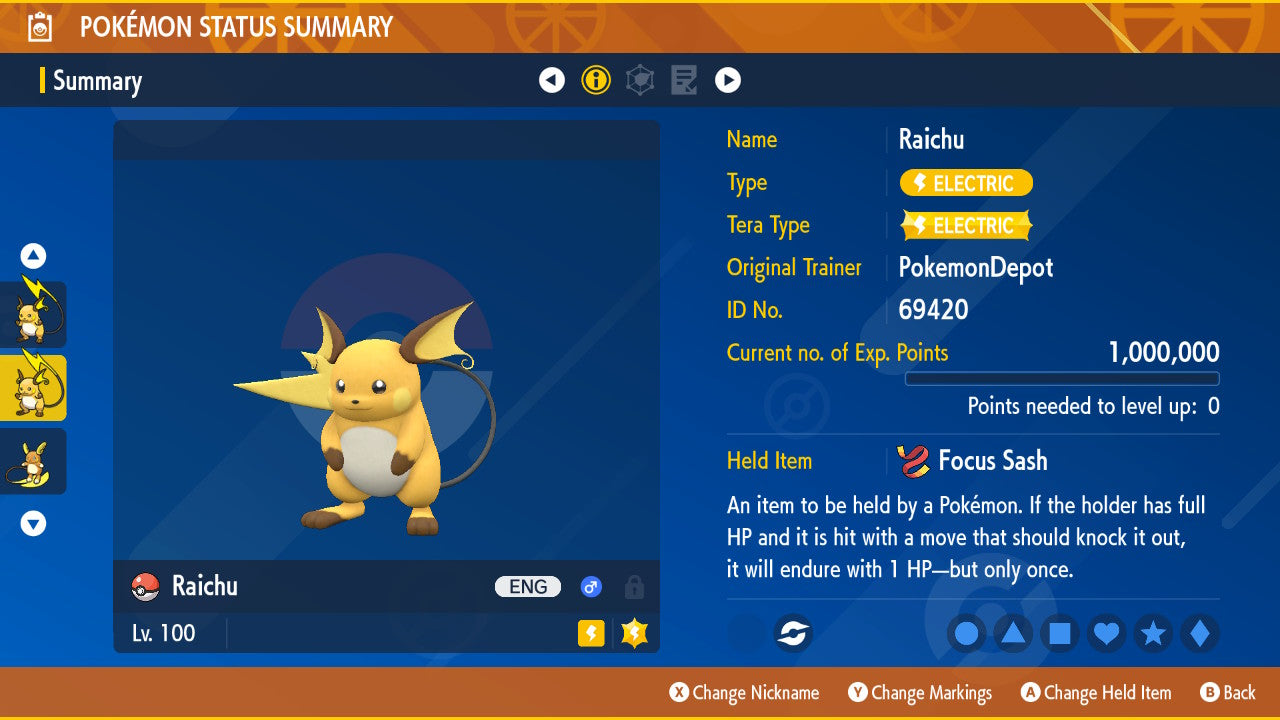 #26 Raichu (Kanto or Alolan)