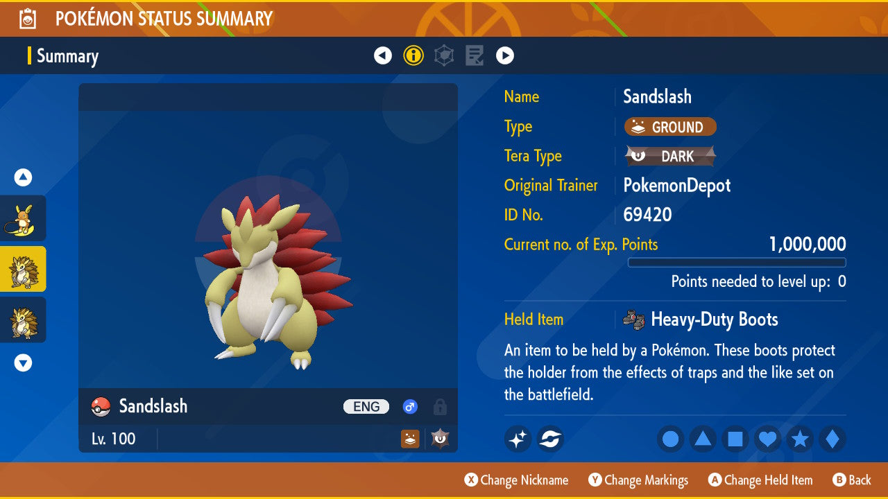#28 Sandslash (Kanto or Alolan)