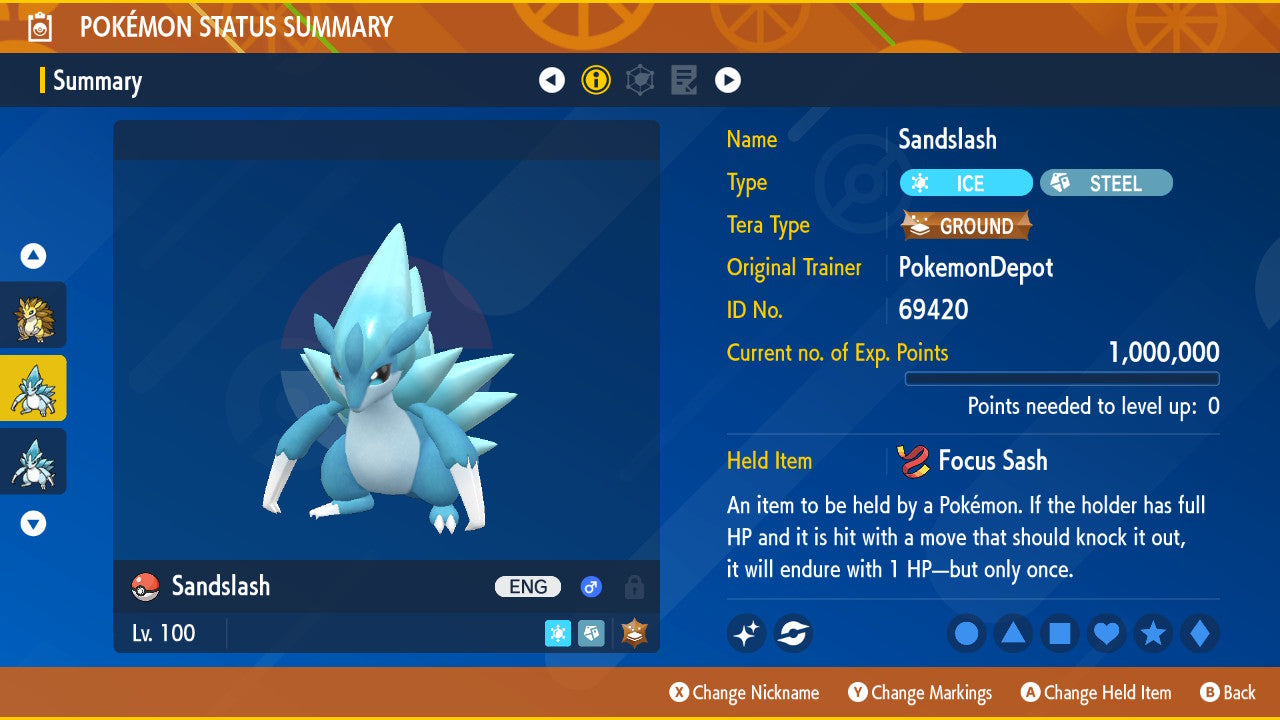 #28 Sandslash (Kanto or Alolan)