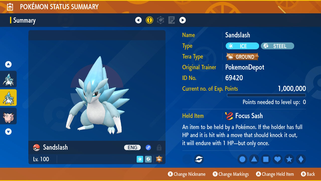 #28 Sandslash (Kanto or Alolan)