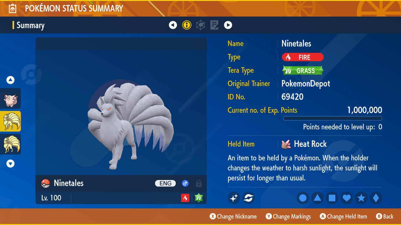 #38 Ninetails (Kanto or Alolan)