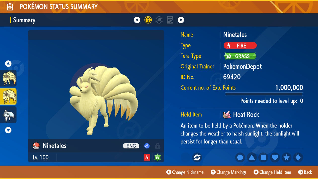#38 Ninetails (Kanto or Alolan)