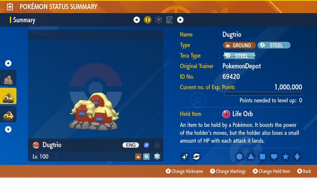 #51 Dugtrio (Kanto or Alolan)