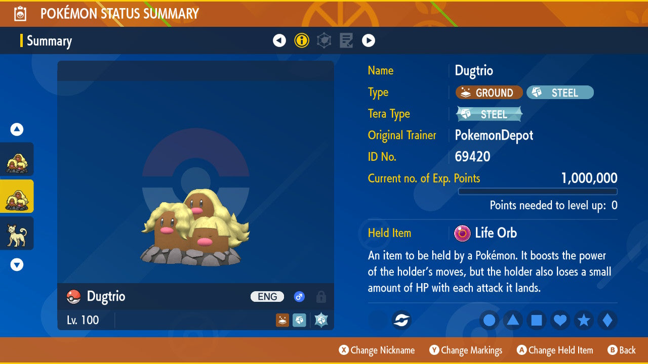 #51 Dugtrio (Kanto or Alolan)
