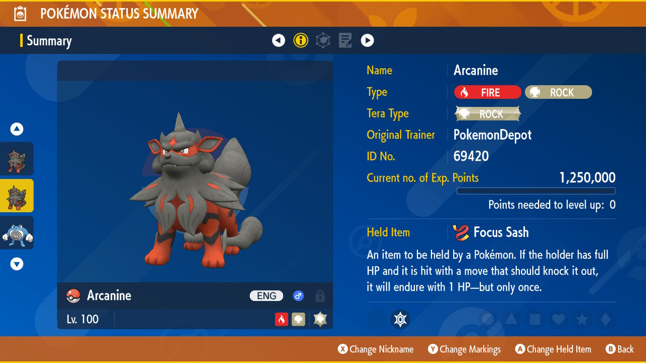 #59 Arcanine (Kanto or Hisuian)