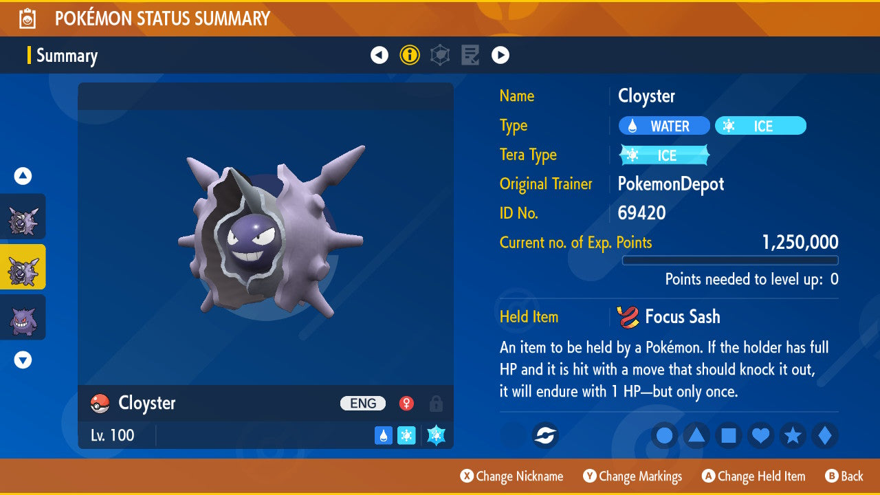 #91 Cloyster