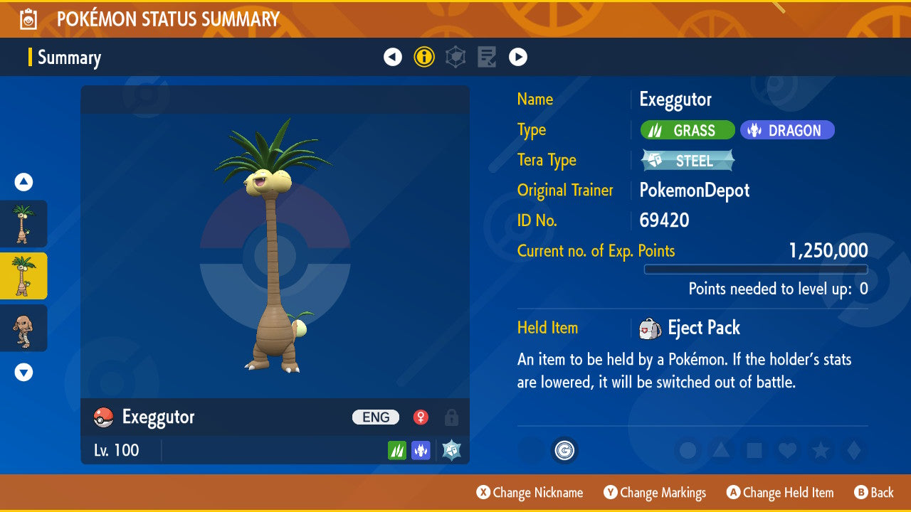 #103 Exeggutor (Kanto or Alolan)