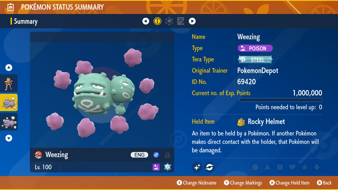 #110 Weezing (Kanto or Galarian)