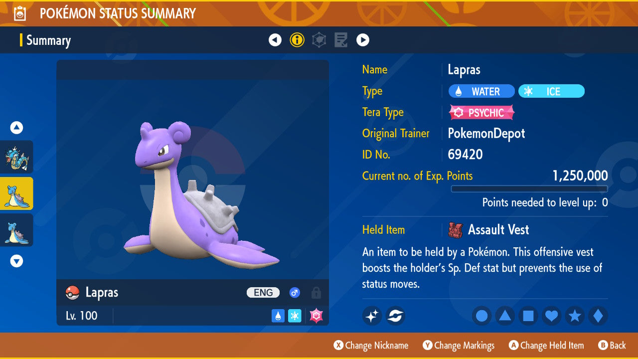 #131 Lapras (G-max in SWSH)