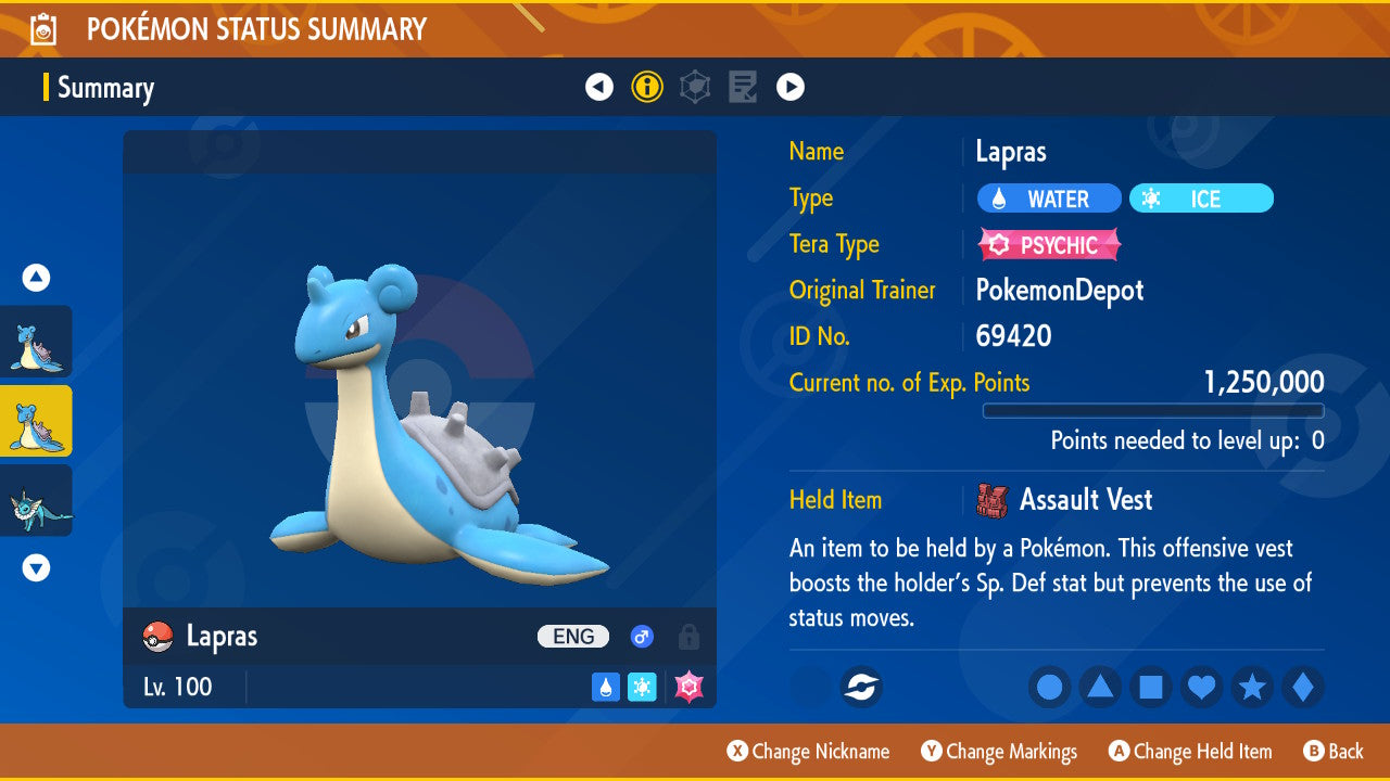 #131 Lapras (G-max in SWSH)