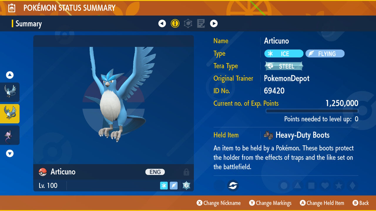 #144 Articuno (Kanto or Galarian)