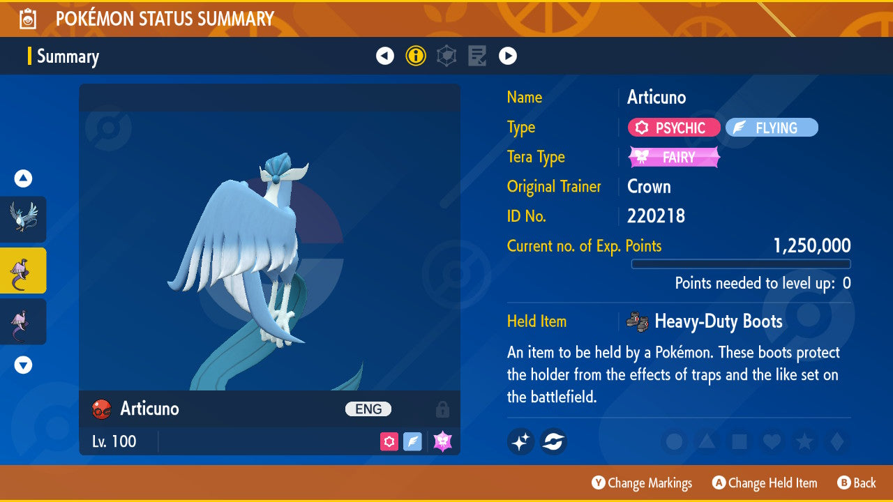 #144 Articuno (Kanto or Galarian)