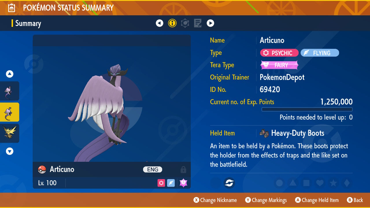 #144 Articuno (Kanto or Galarian)