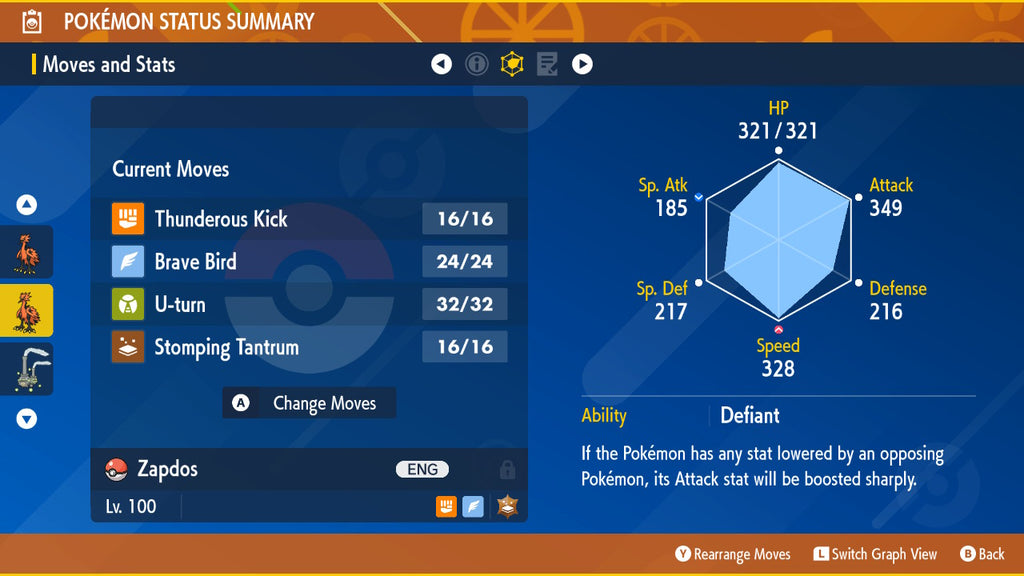 #145 Zapdos (Kanto or Galarian)