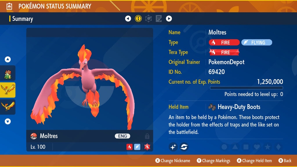 #146 Moltres (Kanto or Galarian)
