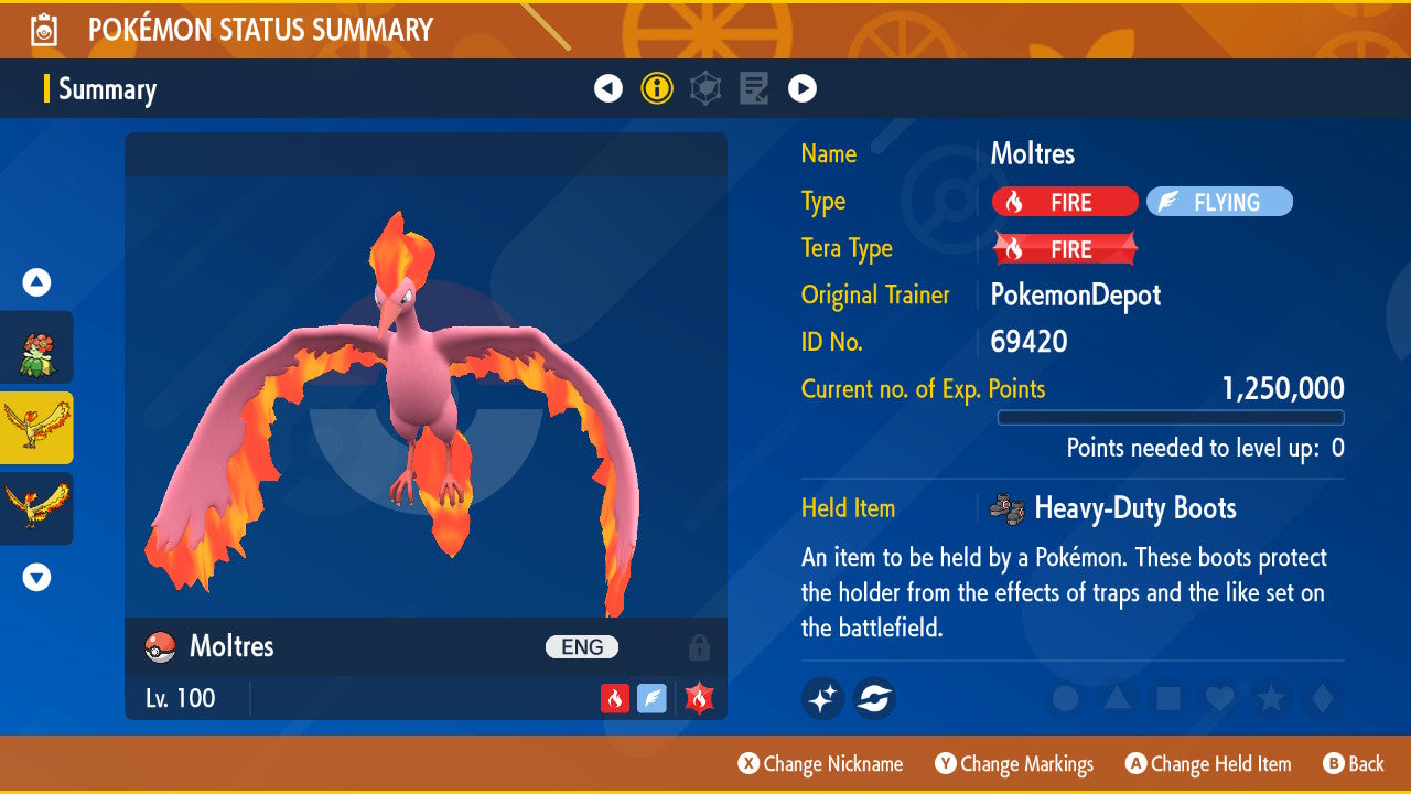#146 Moltres (Kanto or Galarian)