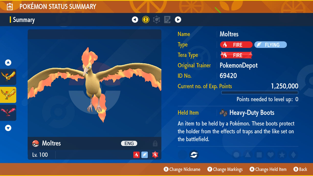 #146 Moltres (Kanto or Galarian)
