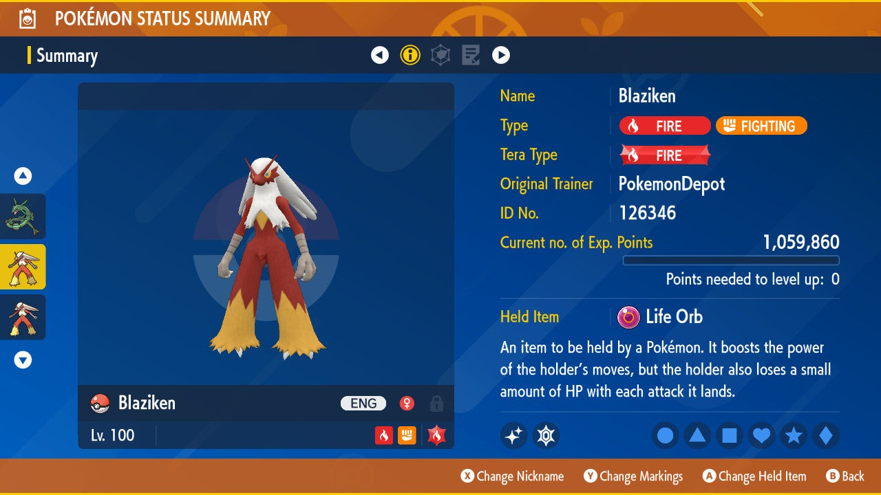 #257 Blaziken