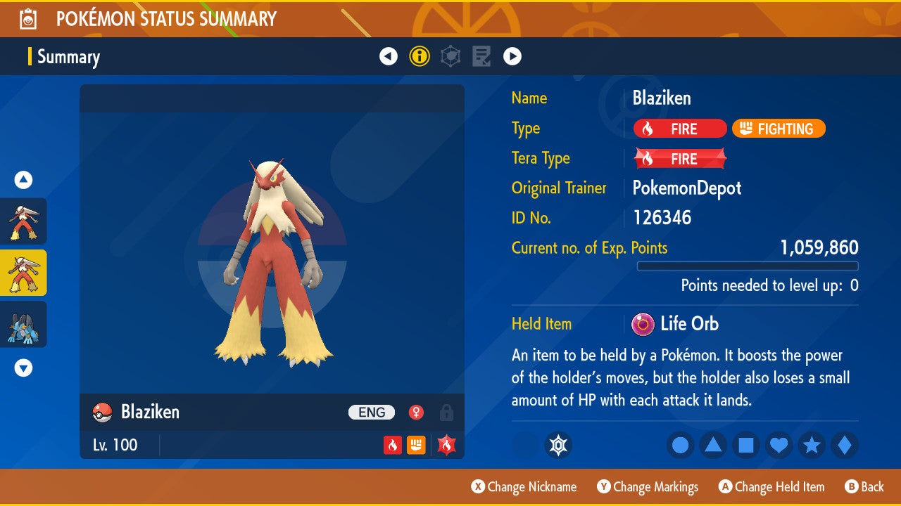 #257 Blaziken