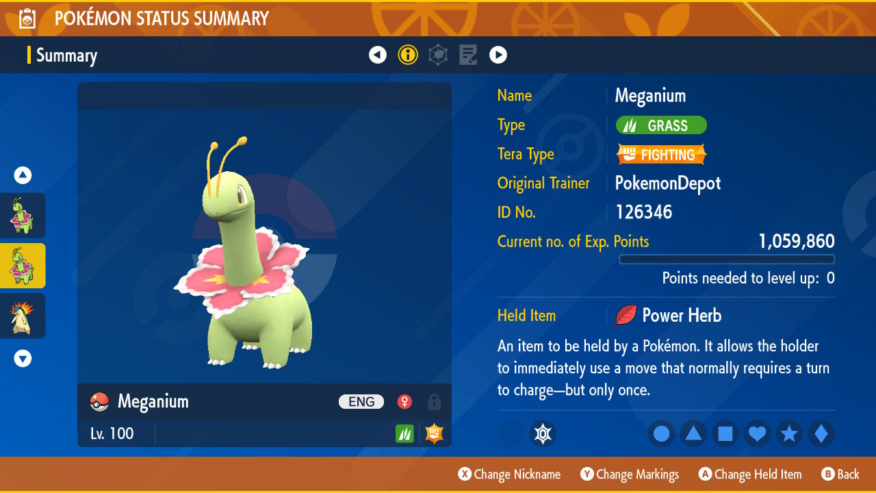 #154 Meganium