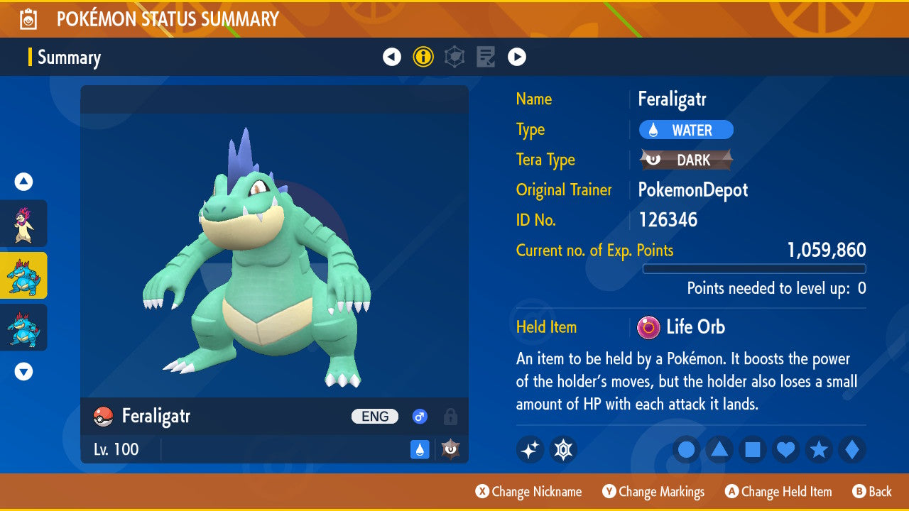 #160 Feraligatr