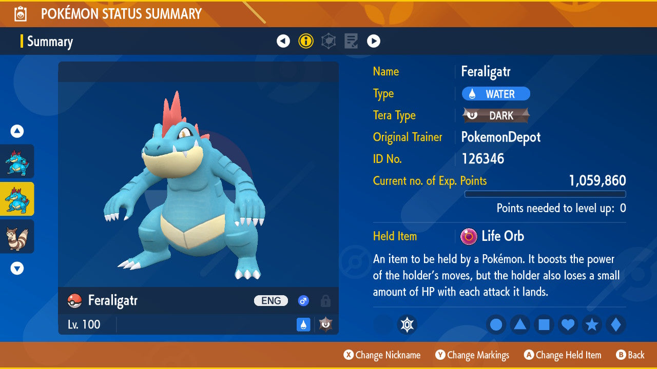 #160 Feraligatr